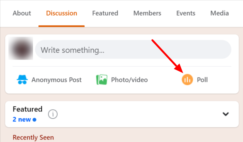 Creating Polls in Facebook Groups