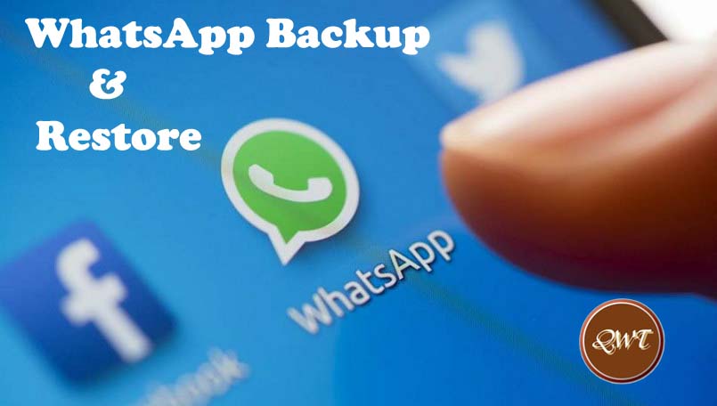 How to backup whatsapp messages attachements and restore them